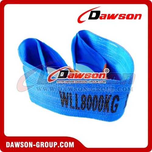 WLL 8 Ton Polyester Webbing Slings - Lifting Slings